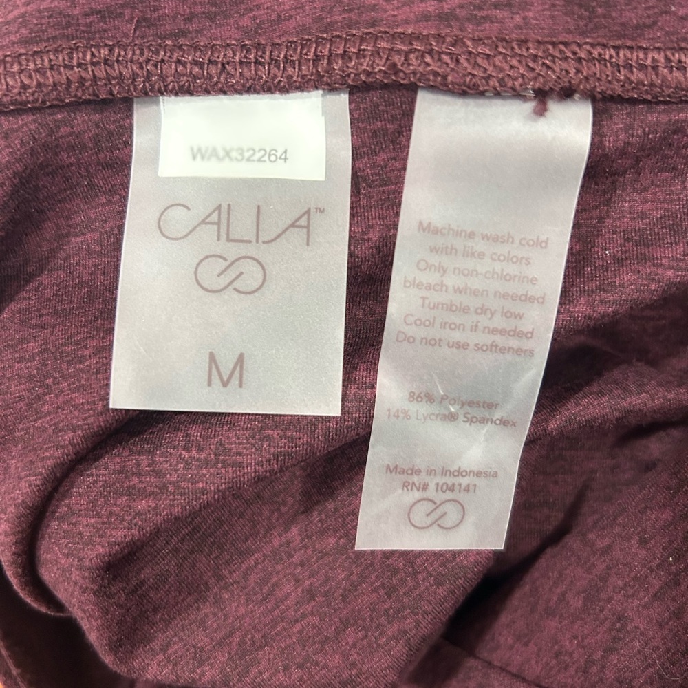Calia Women’s Lustralux sleeveless Strappy back bodysuit in wine - Picture 5 of 5